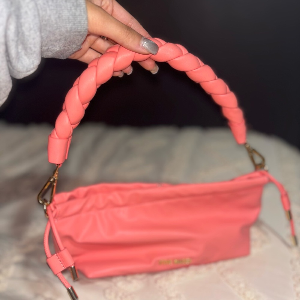 Steve Madden Coral Braided Handle Shoulder Bag
